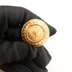 Chanel Orecchini a Clip Vintage Rotondi in Metallo Dorato con Logo Chanel – Bijoux Donna