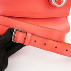 Dior Be Dior Small Rossa in Pelle con Manico Superiore e Tracolla