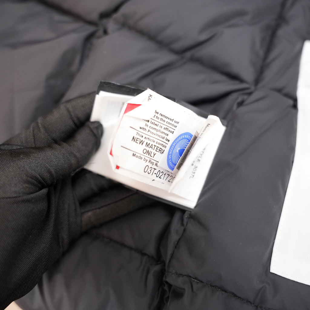 Canada Goose Victoria Parka Donna Bianco Piumino Lungo con Cappuccio e Pelliccia Giacca Invernale Antivento