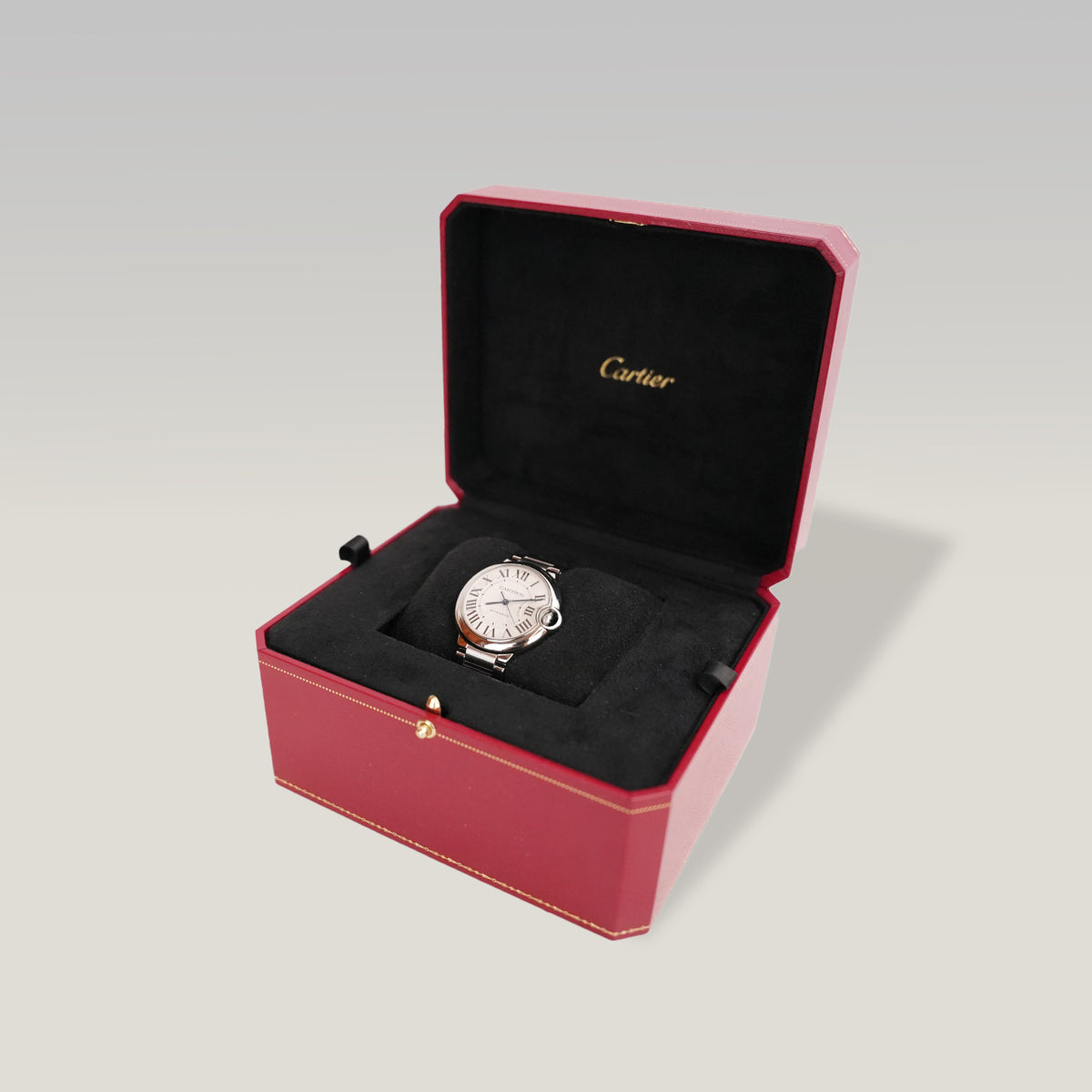 Cartier Ballon Bleu de Cartier in Acciaio con Quadrante Argentato – Scatola e Garanzia 2022