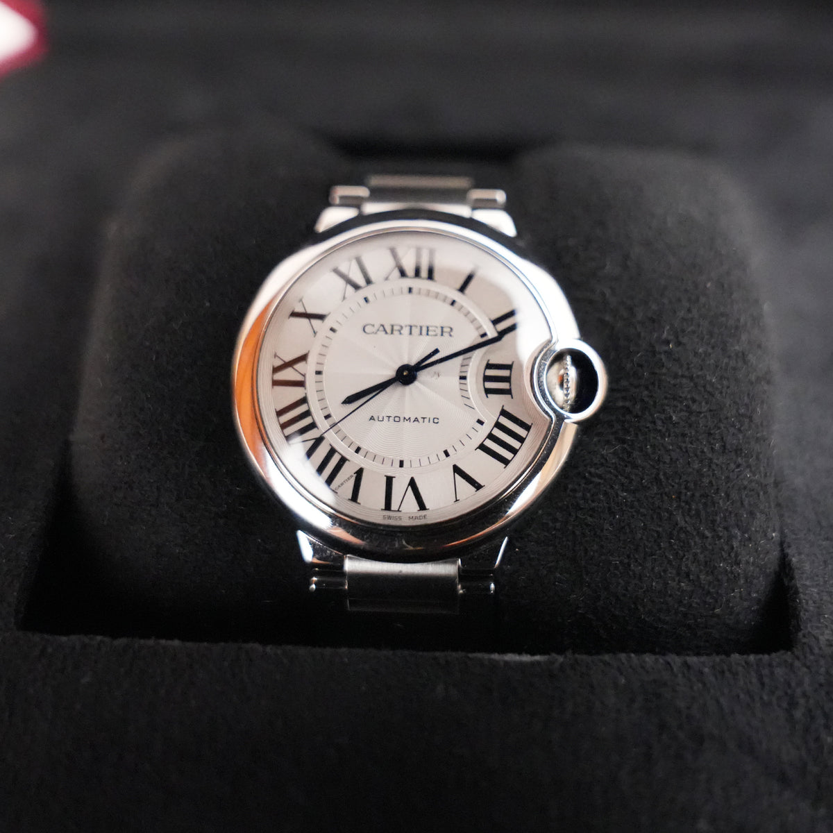 Cartier Ballon Bleu de Cartier in Acciaio con Quadrante Argentato – Scatola e Garanzia 2022