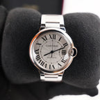 Cartier Ballon Bleu de Cartier in Acciaio con Quadrante Argentato – Scatola e Garanzia 2022