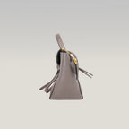Celine Micro Belt Bag Borsa a Mano in Pelle di Vitello Martellata Grigia 24 cm