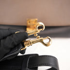 Celine Trapeze Leather Crossbody Bag in Blue and Taupe