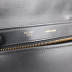 Celine Medium Trapeze Tri-Color Leather Top Handle & Shoulder Bag