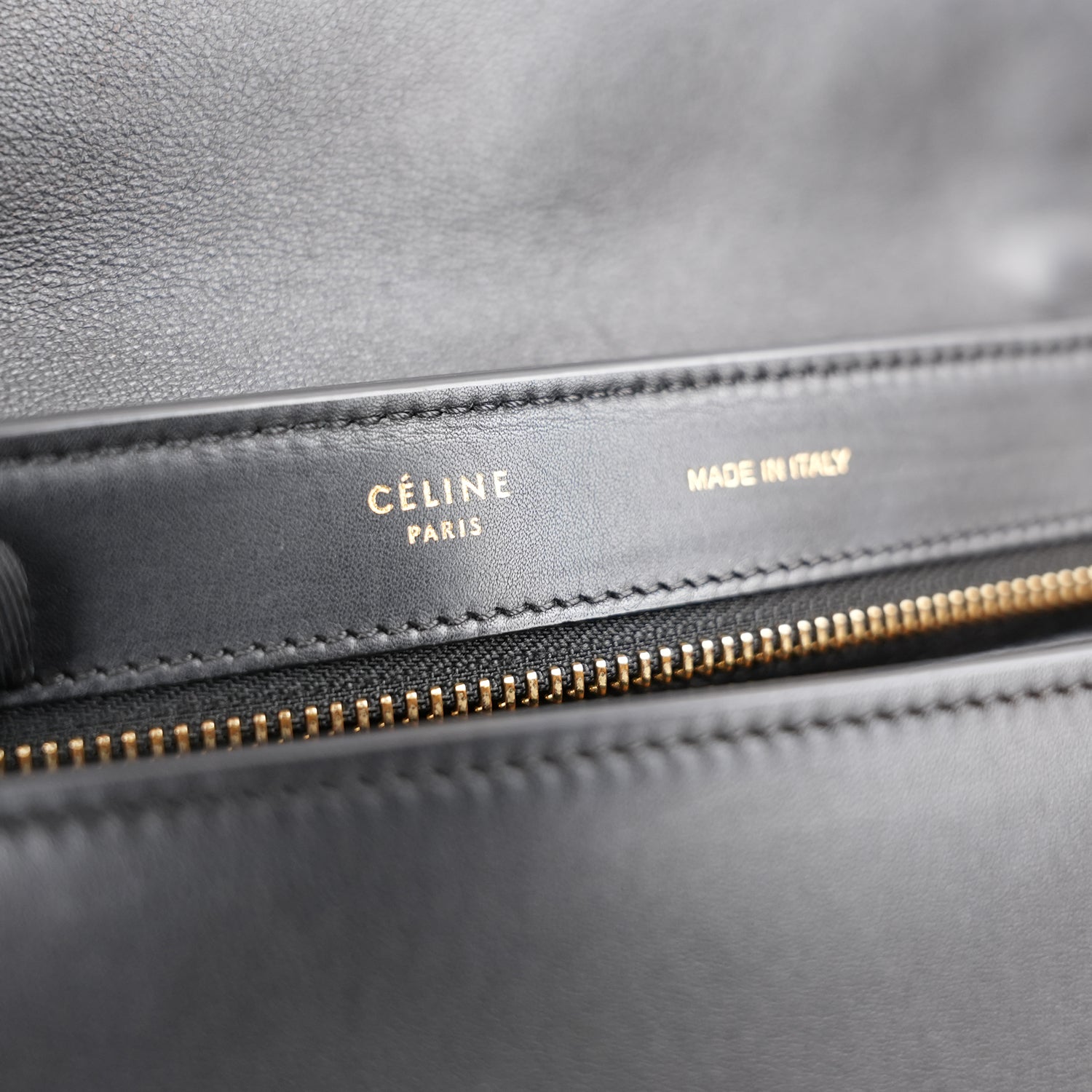 Celine Medium Trapeze Tri-Color Leather Top Handle & Shoulder Bag