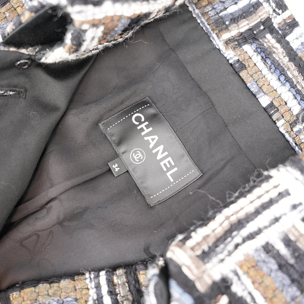 Chanel Paris-Hamburg 2018 Lesage Fantasy Tweed Wool Jacket