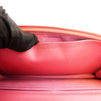 Chanel Boy WOC Rosa in Pelle Caviar Trapuntata con Hardware Dorato, Carta e Etichetta