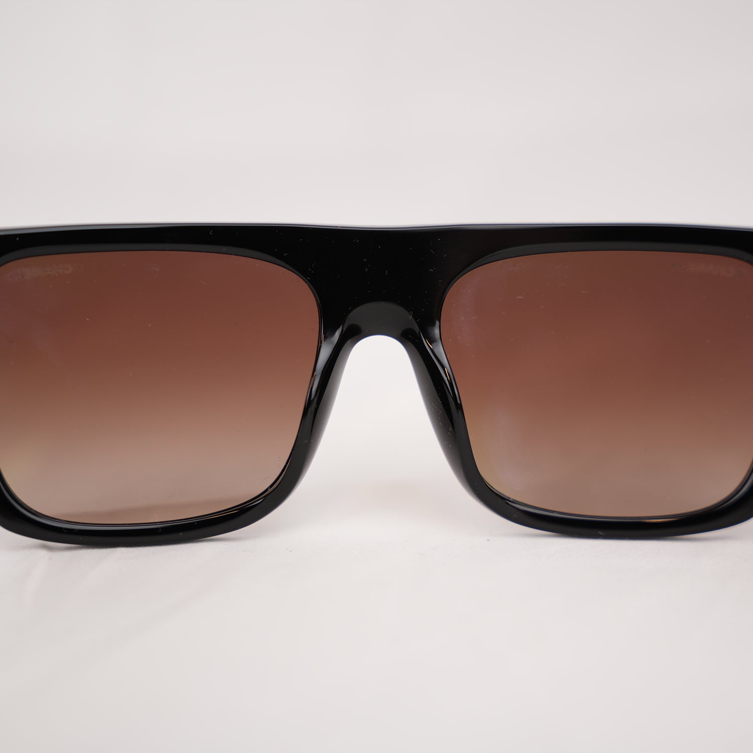 Chanel Oversized Square Sunglasses Black Acetate
