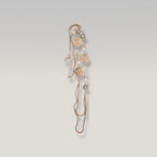 Chanel Collana Lunga Vintage del 2016 in Metallo Dorato con Perle, Medaglioni e Charm CC