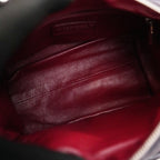 Chanel LAX Accordion Flap Viola in Pelle con Tracolla e Carta di Autenticità