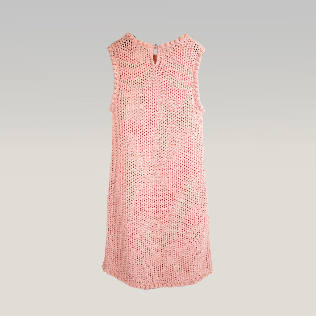 Chanel Open-Knit Pocket Dress