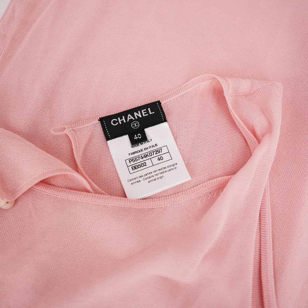 Chanel Open-Knit Pocket Dress
