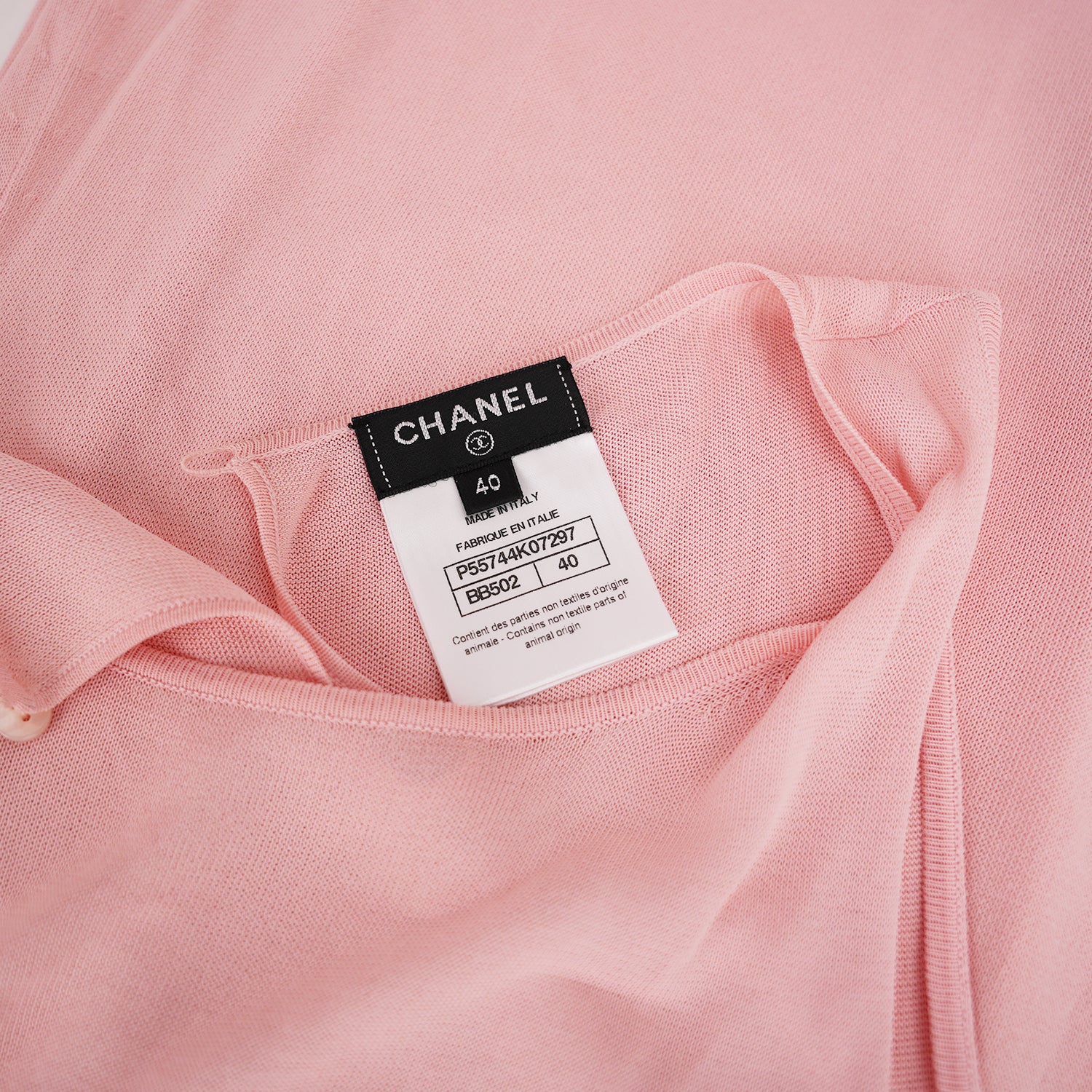 Chanel Open-Knit Pocket Dress