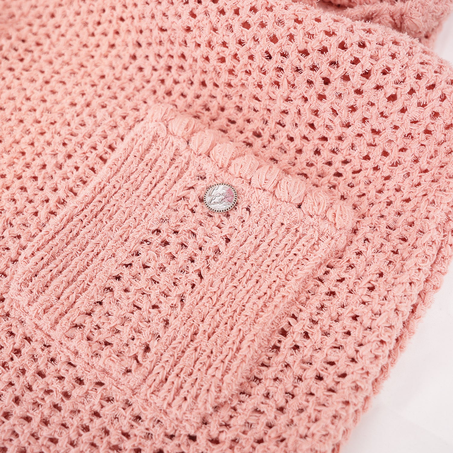 Chanel Open-Knit Pocket Dress