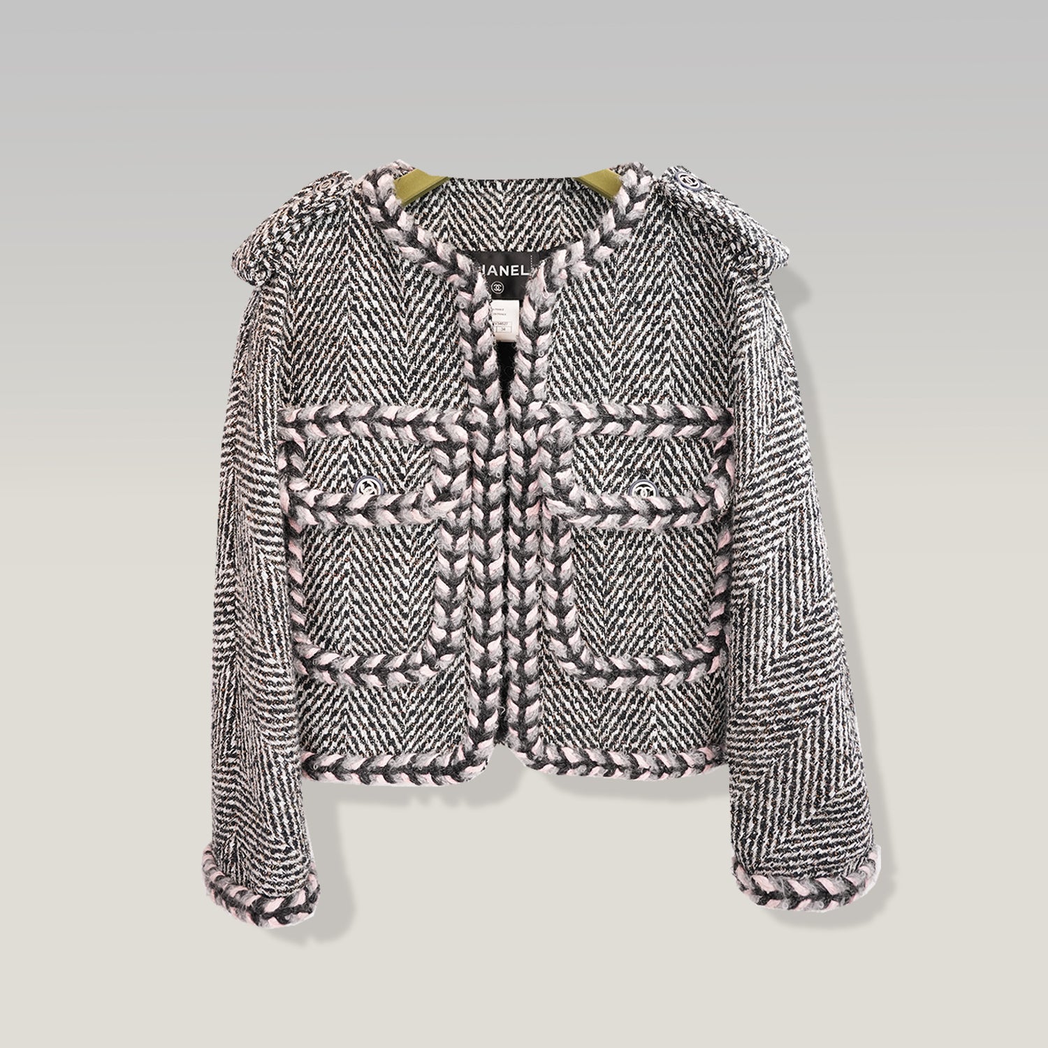 Chanel Lesage Braid Trim Tweed Jacket