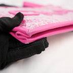 Chanel Clutch Pouch in Tweed Rosa Multicolore e PVC Trasparente con Maxi Logo CHANEL – Con Carta e Dust Bag