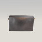 Dior Dio(r)evolution Borsa a Spalla Nera in Pelle Martellata con Logo Dorato