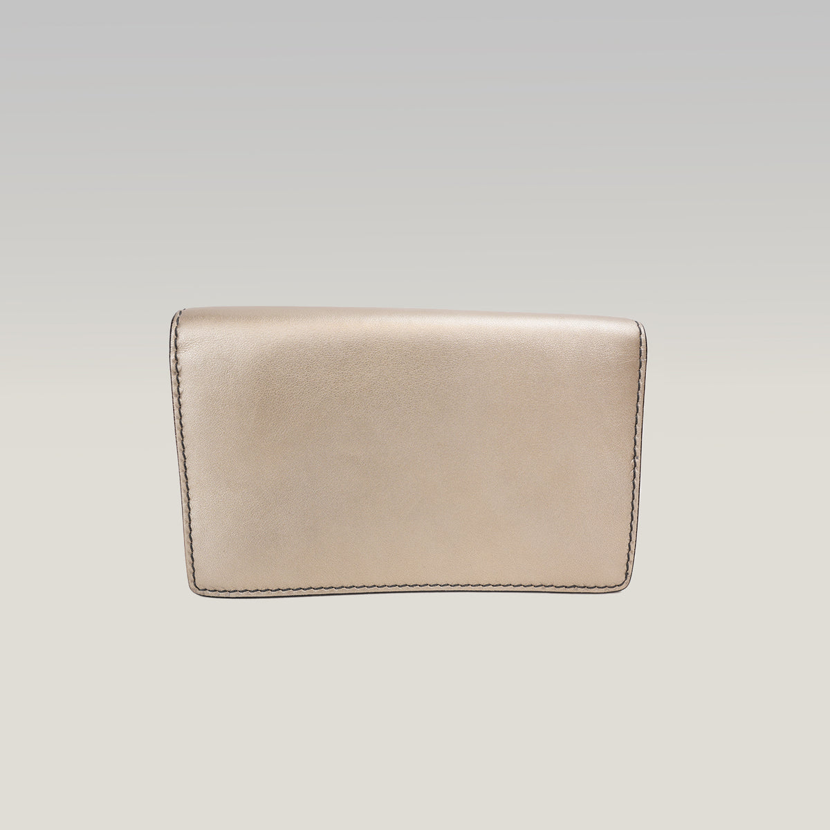 Dior J'Adior Croisière Wallet on Chain Borsa a Tracolla Media in Pelle Argentata con Logo J'ADIOR Dorato