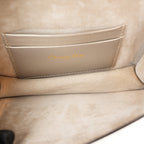 Dior J'Adior Croisière Wallet on Chain Borsa a Tracolla Media in Pelle Argentata con Logo J'ADIOR Dorato