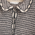 Dior Knit Dress & Jacket Set in Grey / Cream