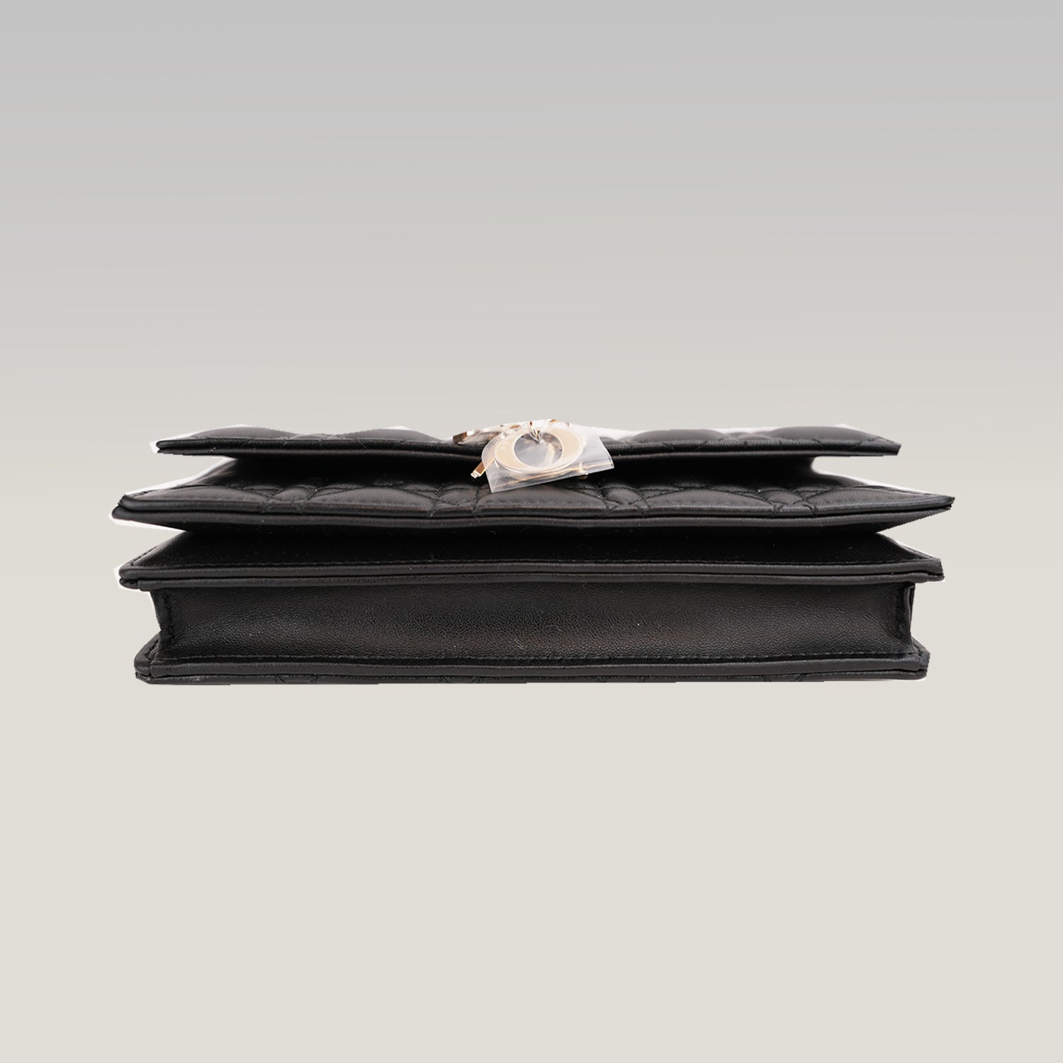 Borsa a Catena Mini My Dior Nera in Pelle Cannage con Charms D.I.O.R.