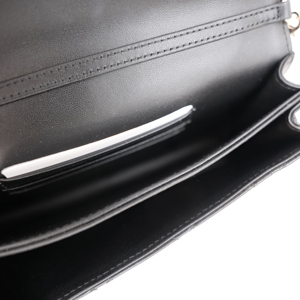 Borsa a Catena Mini My Dior Nera in Pelle Cannage con Charms D.I.O.R.