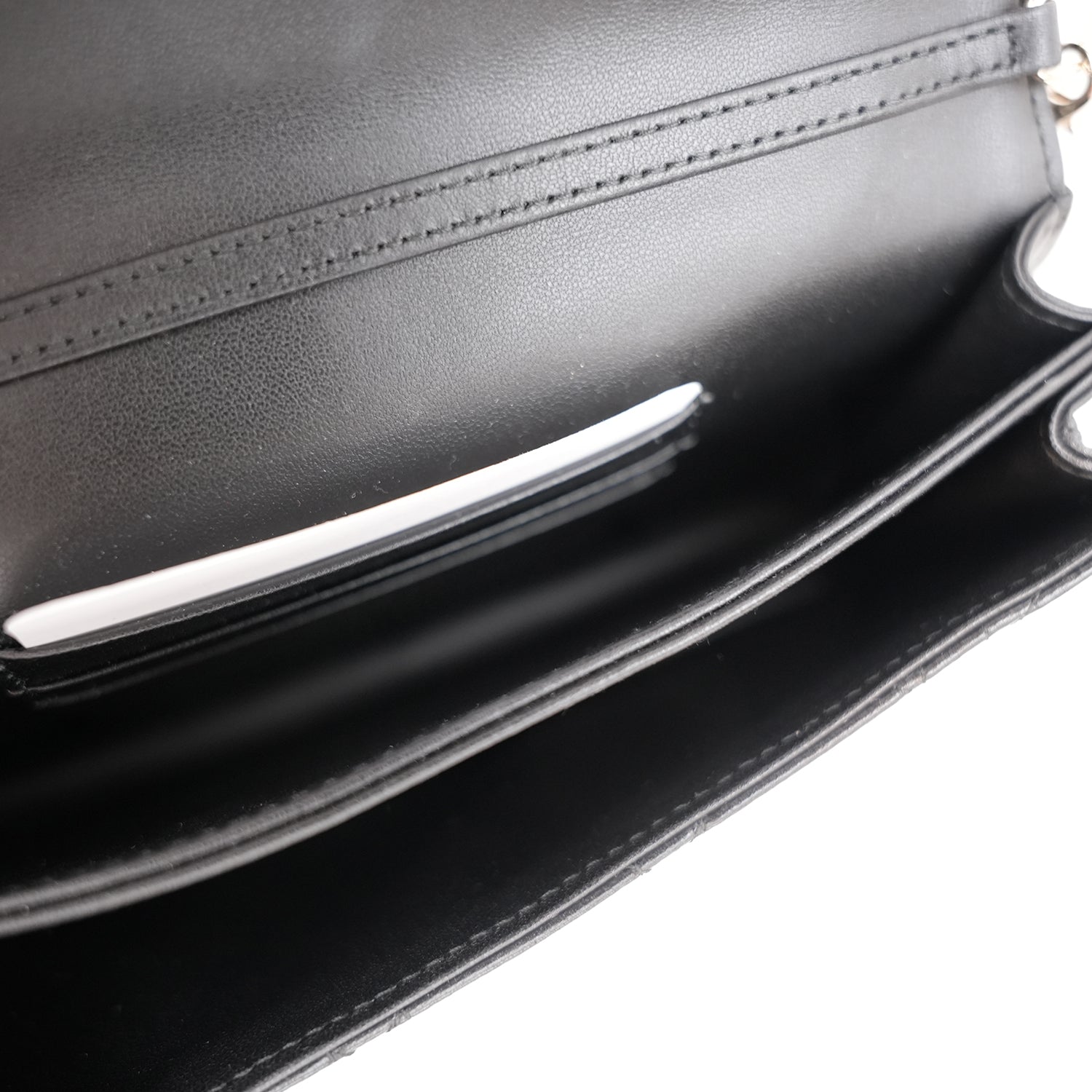 Borsa a Catena Mini My Dior Nera in Pelle Cannage con Charms D.I.O.R.