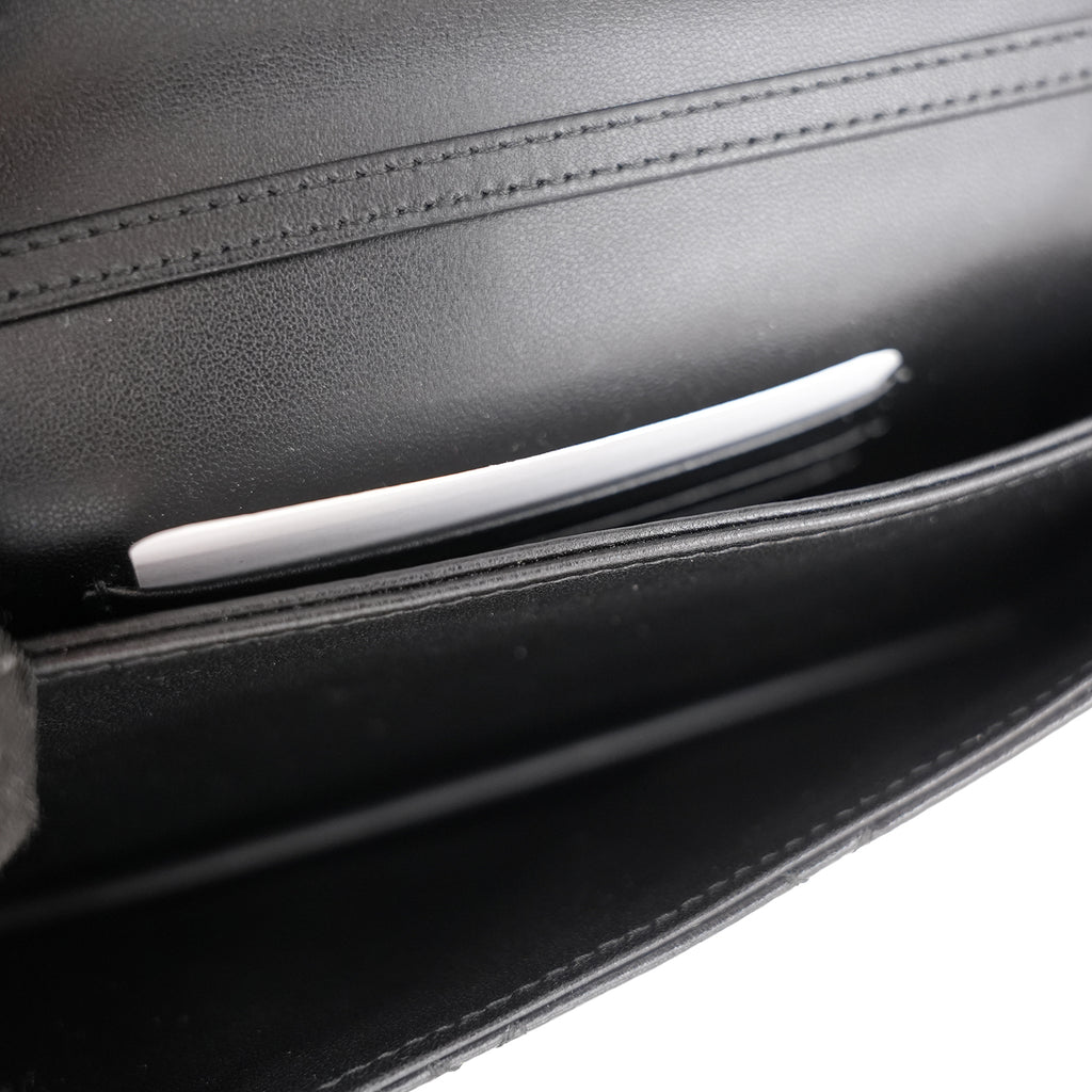 Borsa a Catena Mini My Dior Nera in Pelle Cannage con Charms D.I.O.R.