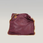 Stella McCartney Falabella Borsa Grande Bordeaux con Catena Dorata