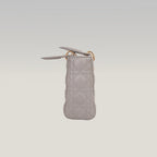 Dior Lady Dior Small Grigia in Pelle di Agnello Cannage con Hardware Dorato e Carta di Autenticità