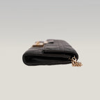 Dior Miss Dior Promenade WOC in Pelle di Agnello Nera Cannage con Catena Dorata