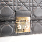 Dior Miss Dior Promenade WOC in Pelle di Agnello Nera Cannage con Catena Dorata
