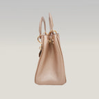 Christian Dior Mini Diorissimo Metallic Gold Grained Leather Tote Bag