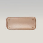 Christian Dior Mini Diorissimo Metallic Gold Grained Leather Tote Bag
