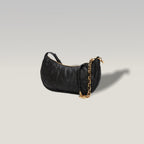 Dior Borsa a Spalla Nera Cannage in Pelle