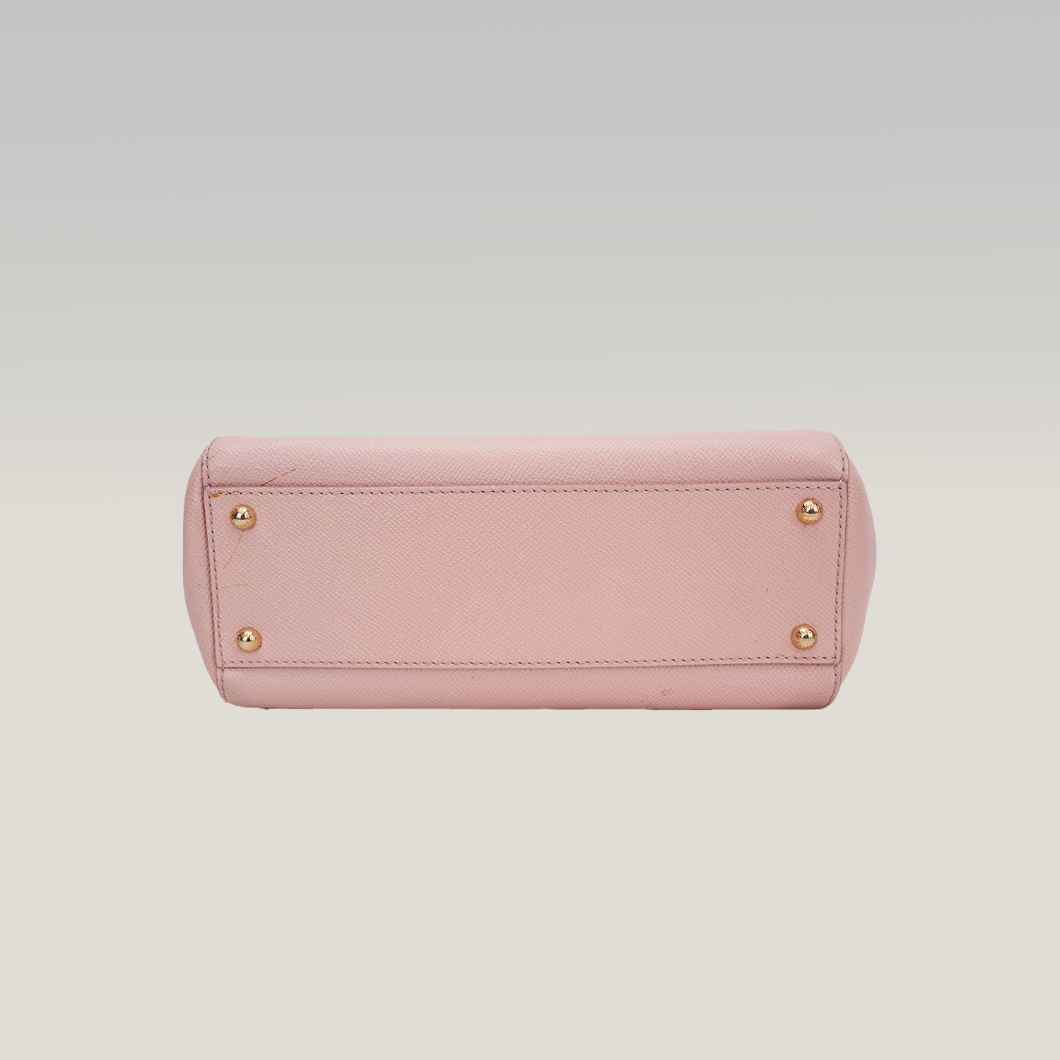 Dolce & Gabbana Sicily Medium Bag Rosa in Pelle Dauphine con Tracolla Regolabile