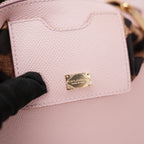 Dolce & Gabbana Sicily Medium Bag Rosa in Pelle Dauphine con Tracolla Regolabile