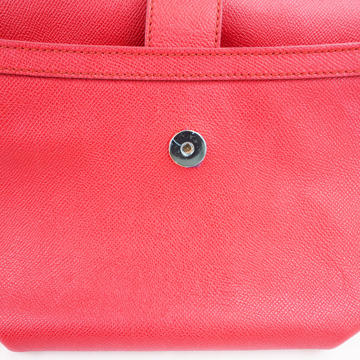 Dolce & Gabbana Miss Sicily Large Borsa a Mano Grande in Pelle Dauphine Rossa con Logo e Dettagli Dorati