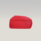 Dolce & Gabbana Miss Sicily Large Borsa a Mano Grande in Pelle Dauphine Rossa con Logo e Dettagli Dorati