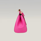 Dolce & Gabbana Sicily 26 Borsa Fucsia in Pelle con Dettagli Dorati