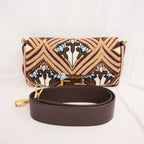 Fendi Baguette Limited Edition Marrone con Ricami e Perline Multicolore