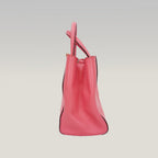 Fendi Petite 2Jours Pink Leather Tote Bag in Pelle Rosa con Charm Logo