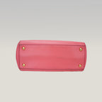 Fendi Petite 2Jours Pink Leather Tote Bag in Pelle Rosa con Charm Logo
