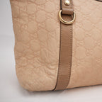Gucci Abbey GG Signature medium beige canvas and leather