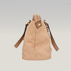 Gucci Abbey GG Signature medium beige canvas and leather