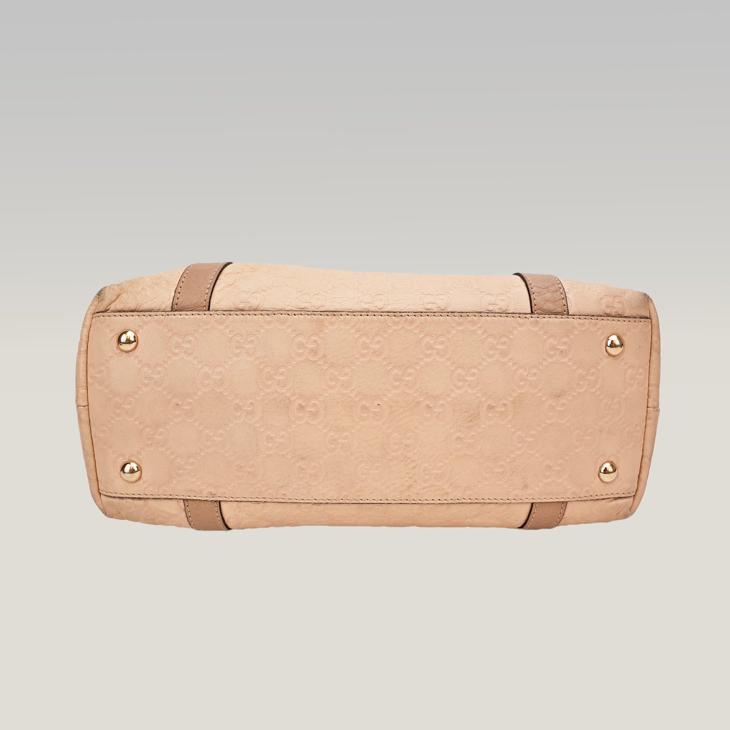 Gucci Abbey GG Signature medium beige canvas and leather