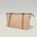 Gucci Abbey GG Signature medium beige canvas and leather