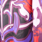 Gucci Oversized Silk Scarf Multicolor Printed Shawl Wrap