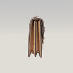 Gucci Dionysus Borsa a Spalla in Tela GG Supreme Beige con Ricami Multicolore, Cristalli e Paillettes – Dust Bag Inclusa